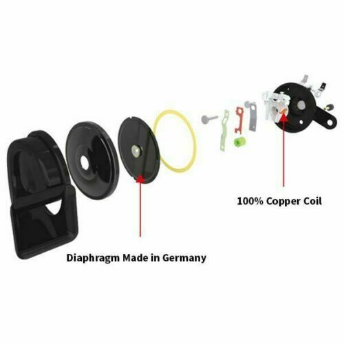 MrHorn 12v Eletric Horns for VW for Golf for Jetta for Passat Artoen Atlas for Tiguan Taos 2PC