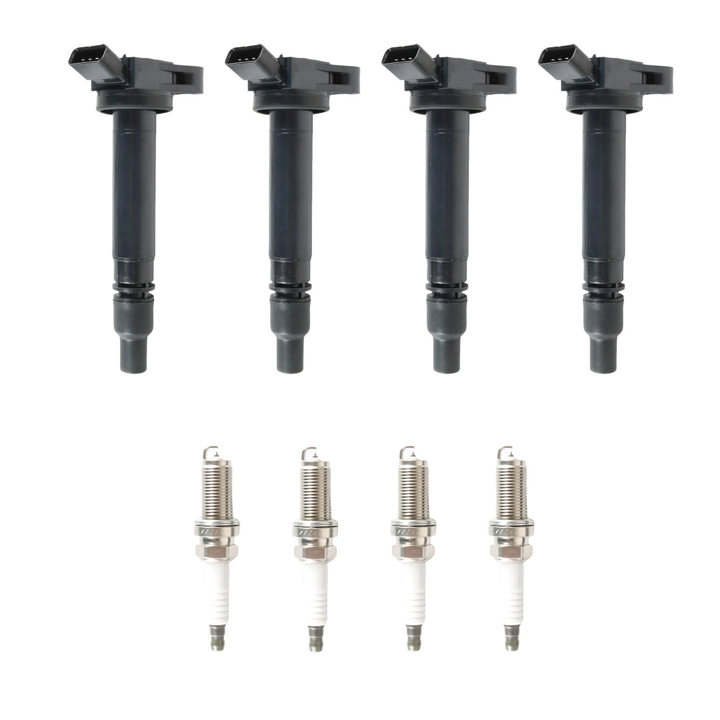 4pcs Ignition Coils + 4pcs Iridium Spark Plugs for 2013-19 for Toyota 4Runner UF507