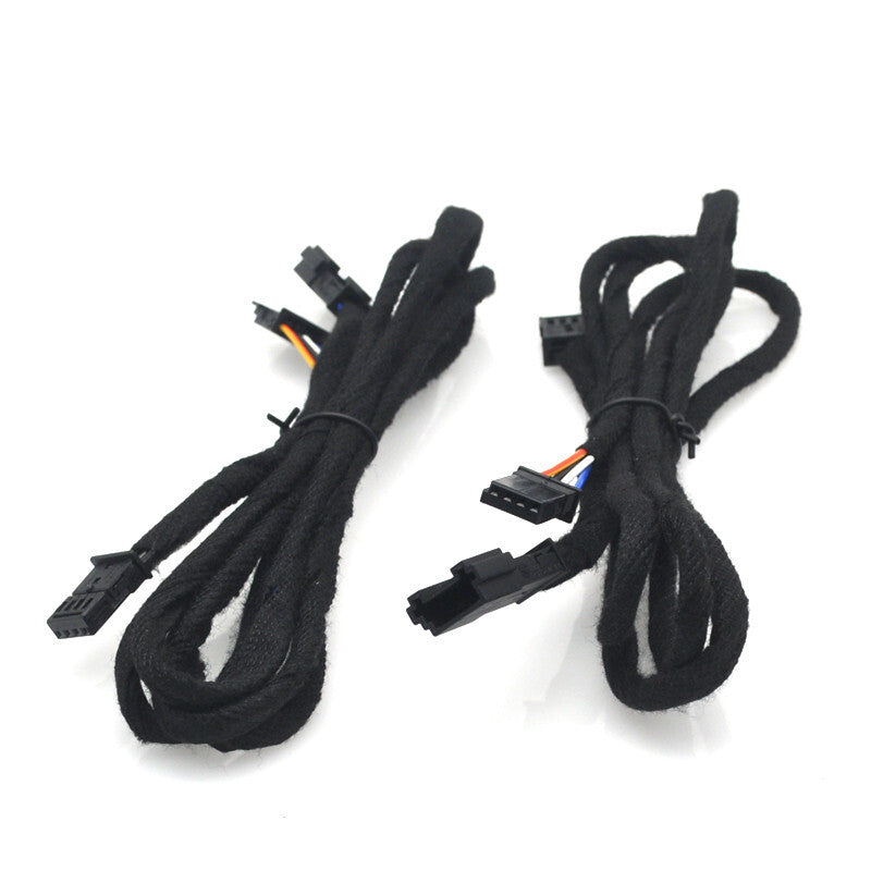 Retrofit Rear footwell light Y-adapter splitter cable for BMW F30 F34 F11 F10 M3