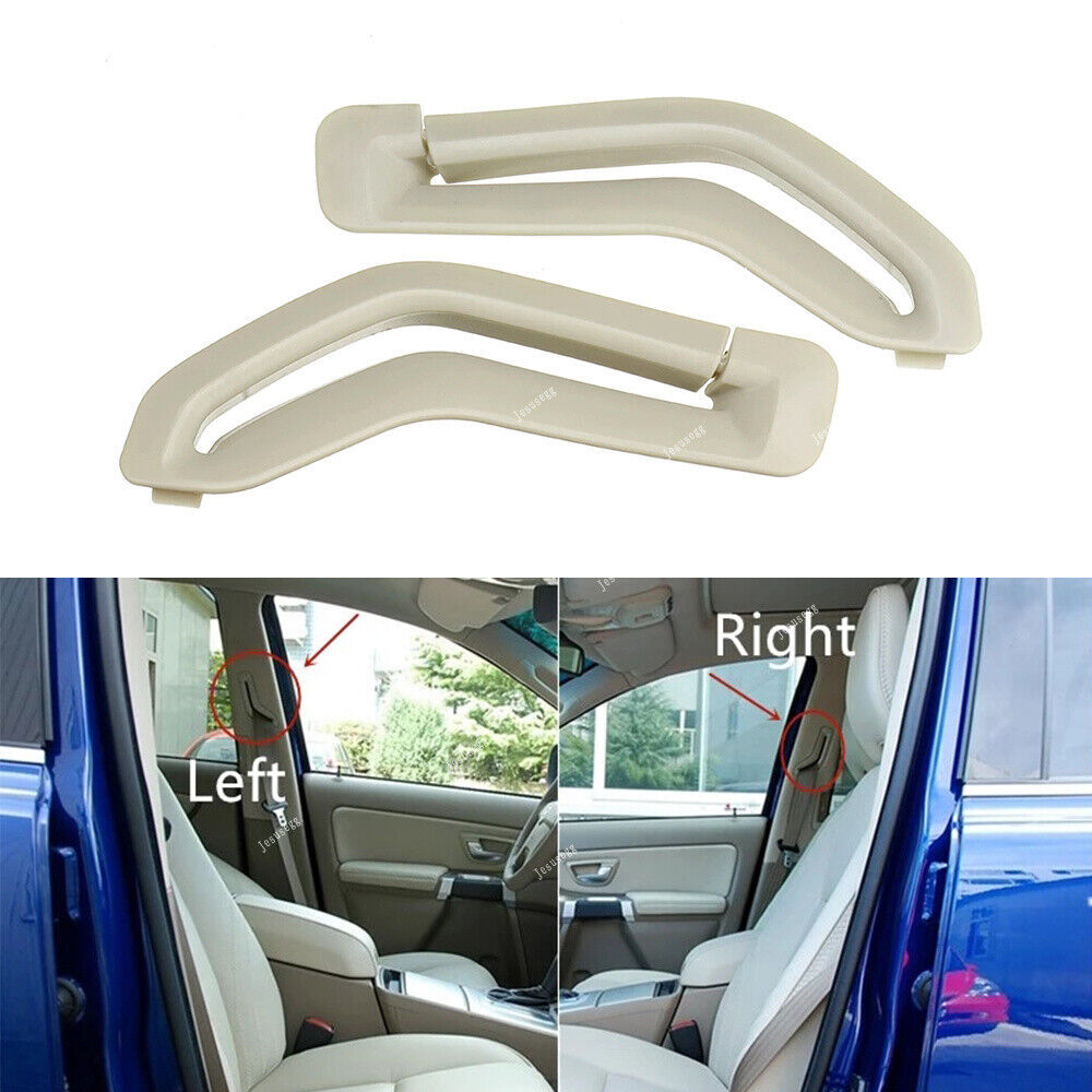 2pcs Front Side for Seat Belt Trim Cover Cap Fit for Volvo S60 S80 V70 XC90 39885875
