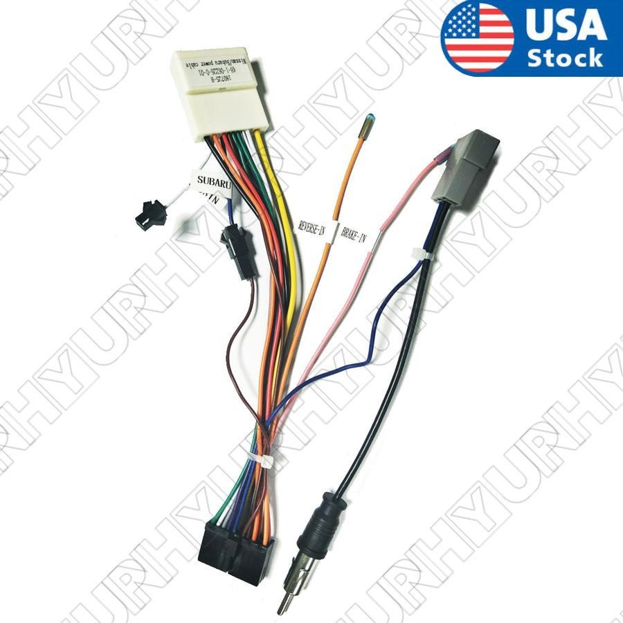 20 PIN Wiring Harness Connector Adapter 1din or 2din Android Harness for Nissan