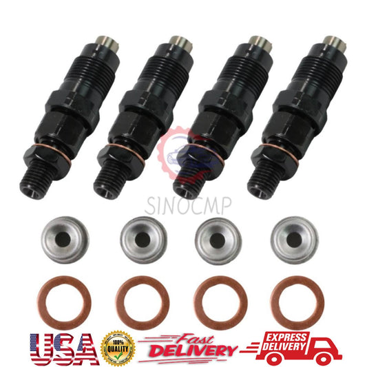 4x TD27 Engine Fuel Injectors for NISSAN NAVARA D21 2.7L Diesel 16600-43G23 US