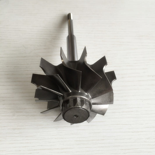 HX35 HX35W H1C Ind 70mm Exd 60mm 12 bladesTurboTurbine Wheel /turibine shaft