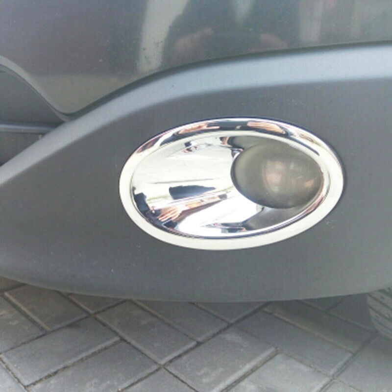 for Nissan qashqai / +2 / dualis j10 2010-2013 chrome front fog light trim cover