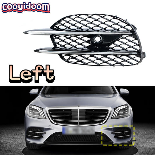 Front Fog Light Cover Bezel Grille Left for Mercedes-Benz S-CLASS W222 Sports