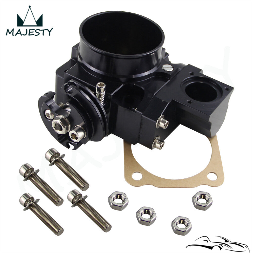 Aluminum 2.75 70mm Throttle Body for Mitsubishi Lancer EVO 7 8 9 4G63 01-05 BK