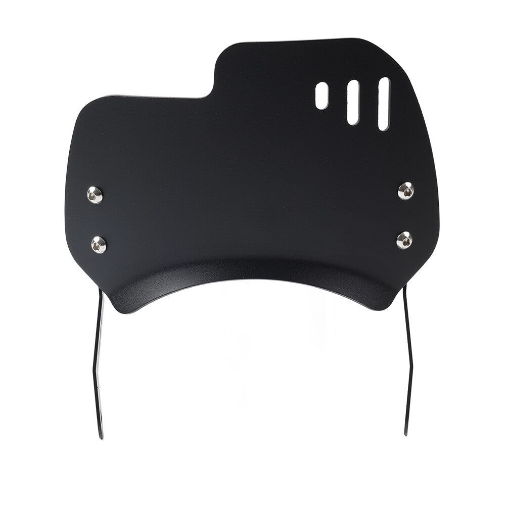 1-Motorcycle Windshield Windscreen W/Bracket Universal For 6-8 Round Headlight