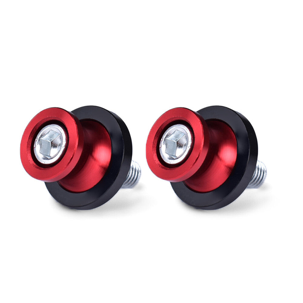 Schwingenspulen Slider Stand Schraube 8MM f¨¹r for HONDA CBR 600 900 1000 RR Paar Rot
