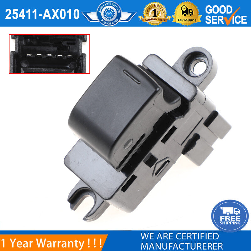 Power Master window switch for Nissan Rogue Murano Tiida Navara 25411-AX010 - new