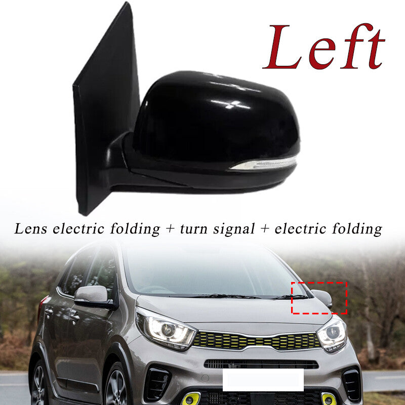 Left for Kia Picanto 2017 2018 Auto Rearview Mirror Assembly electric folding