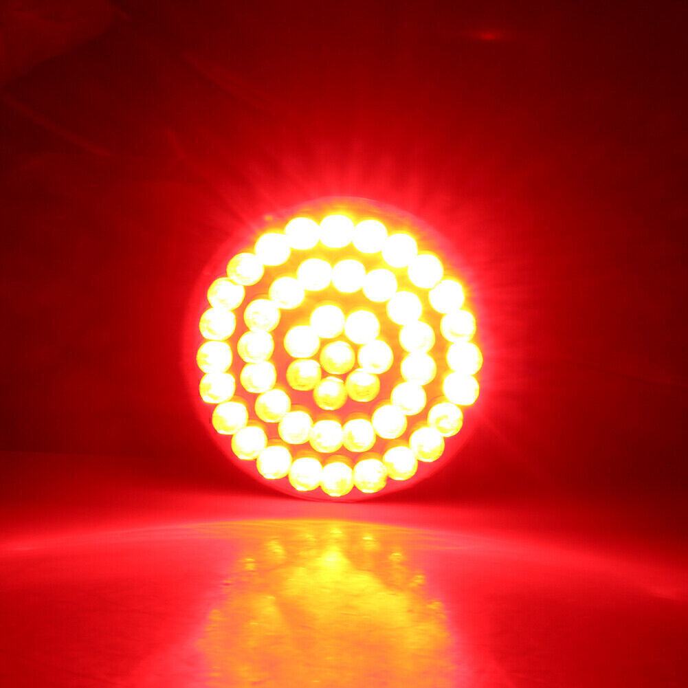 2X Rote Kugel LED R¨¹ckfahrscheinwerfer 1157 Gl¨¹hbirne f¨¹r for Harley Touring