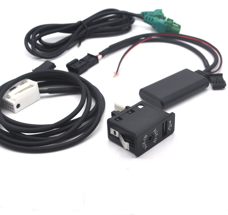 Bluetooth mp3 aux usb input adaptor charge cable module for Mini R55 R56 R57 R58