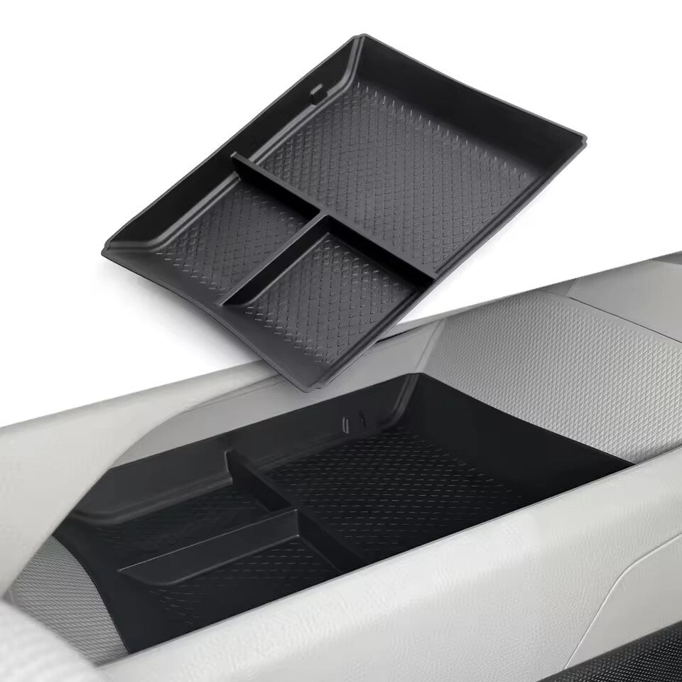 Storage Box for VW ID.7 ID7 Central Lower layer Tray Organizer TPE Armest Box