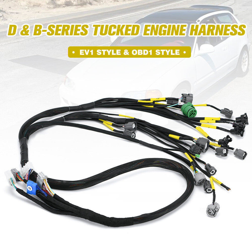 Engine Harness for Civic Integra B16 B18 D16 OBD1 Tucked Budget B/D Series