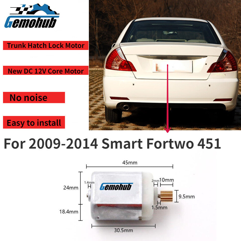 4519064400 Electric Trunk Lock Latch Motor For 2009-2014 for Smart Fortwo 451