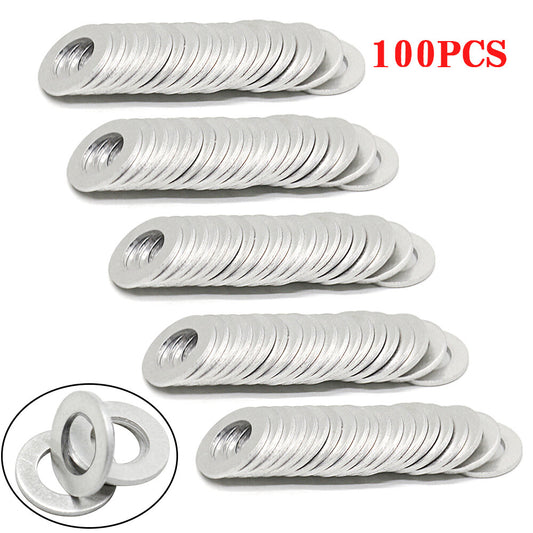 100PCS Oil Drain Sump Plug Washers Gasket 12mm Hole for Toyota for Scion for Lexus