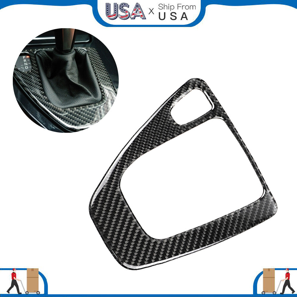 Carbon Fiber Interior Gear Shift Panel Cover Trim for BMW 3 Series E90 323i