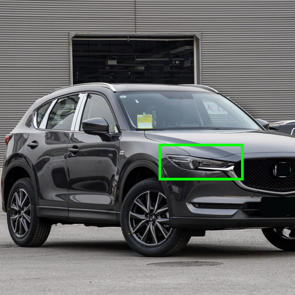 Suitable for Mazda CX-5 2017-2021 headlight lens protective cover, transparent right side (USA).