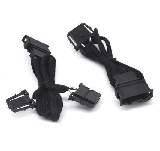 2x Retrofit Tweeter Speaker Rear Door cable splitter from sub for vw for golf mk7