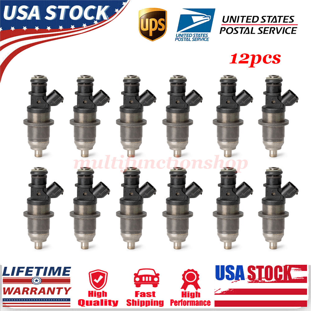 12-pack fuel injectors 68F-13761-00-00 E7T05071 for Yamaha outboard HPDI 150-200 USA