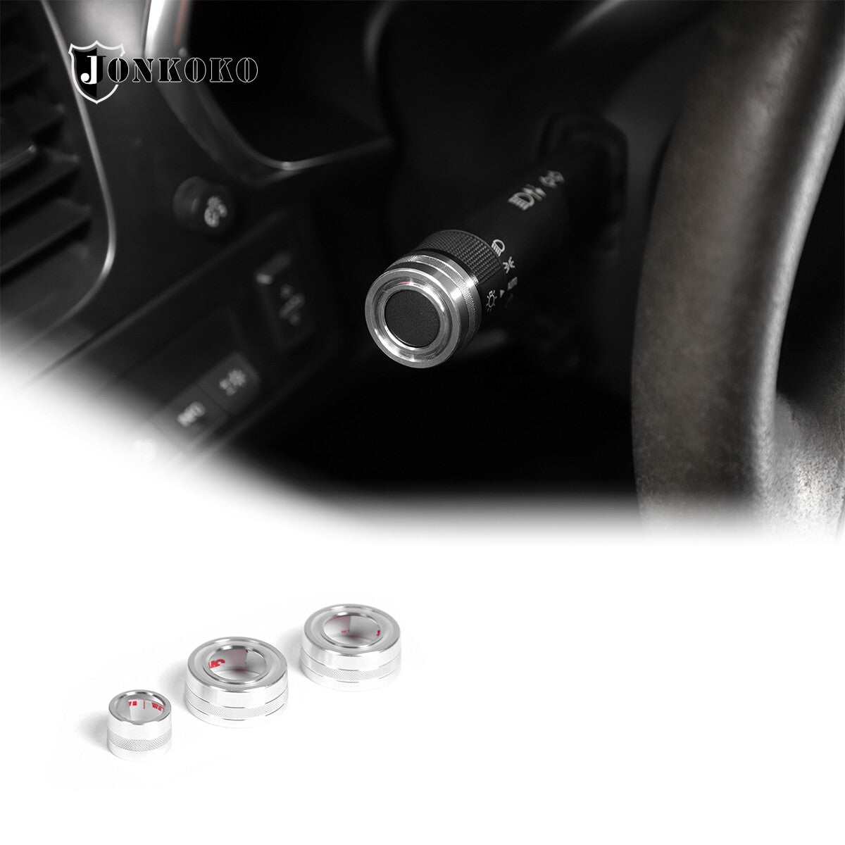 Blue alloy air conditioner switch CD button knob suitable for Toyota Tacoma 2016 - 2020
