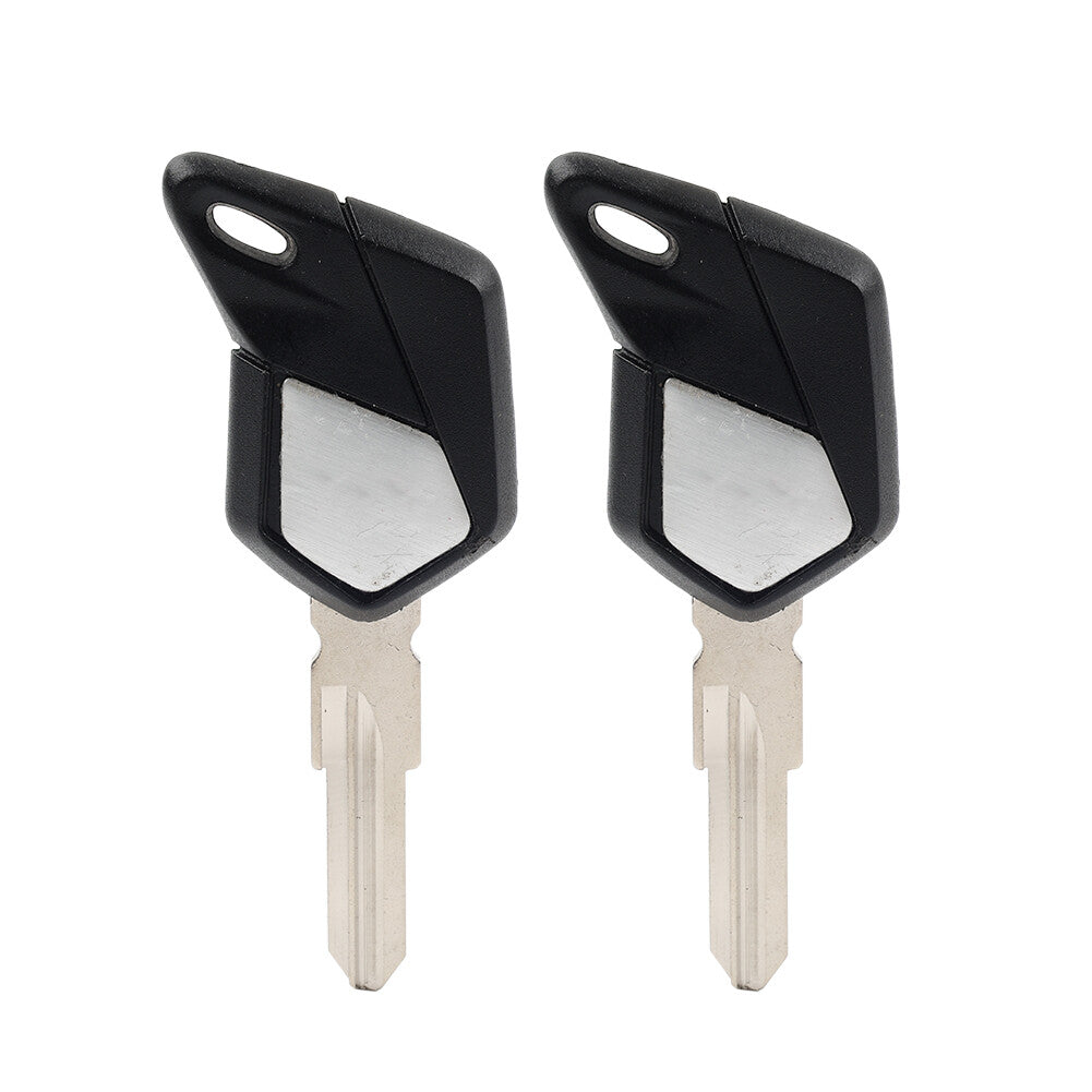 2x Motorcycle Uncut Blade Blank Key For MV Agusta F3 675 800/Brutale 675 800