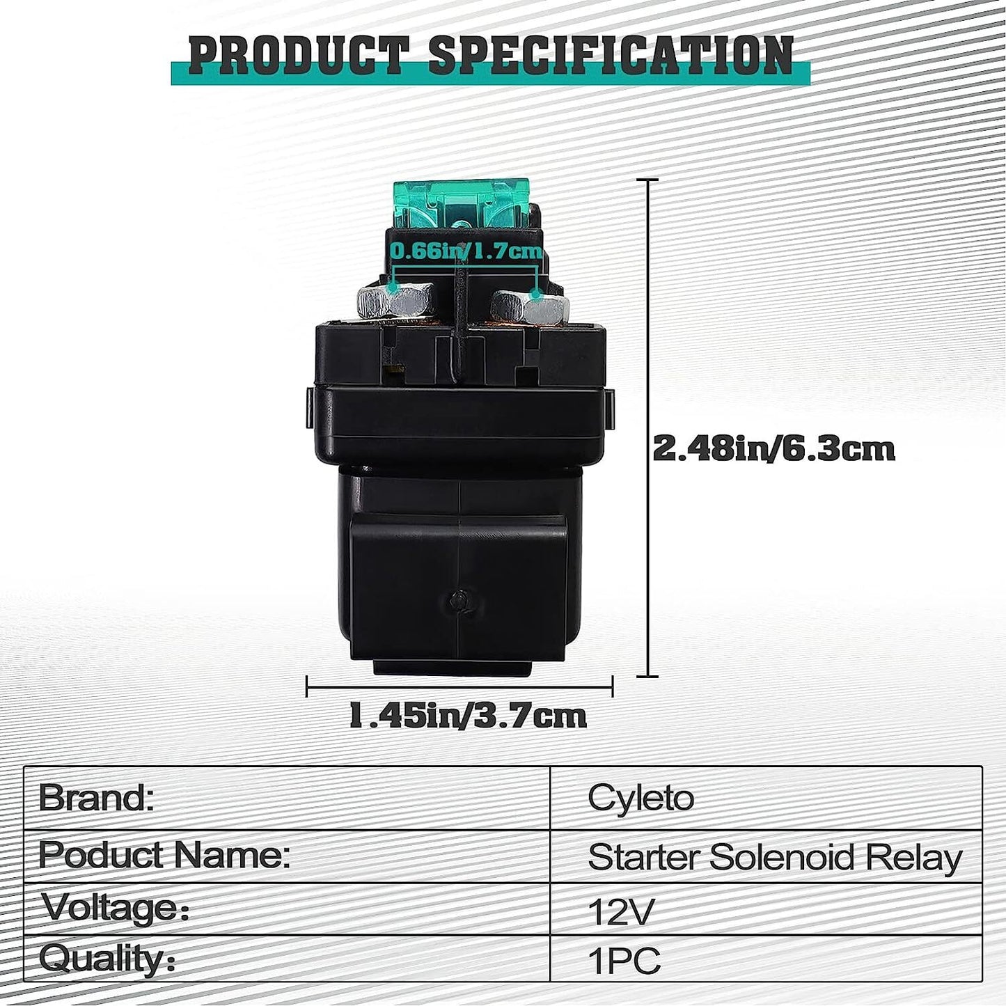 Starter Solenoid Relay for Arctic cat 454 Bearcat 2x4 for Suzuki LT-A500F Quadmaster