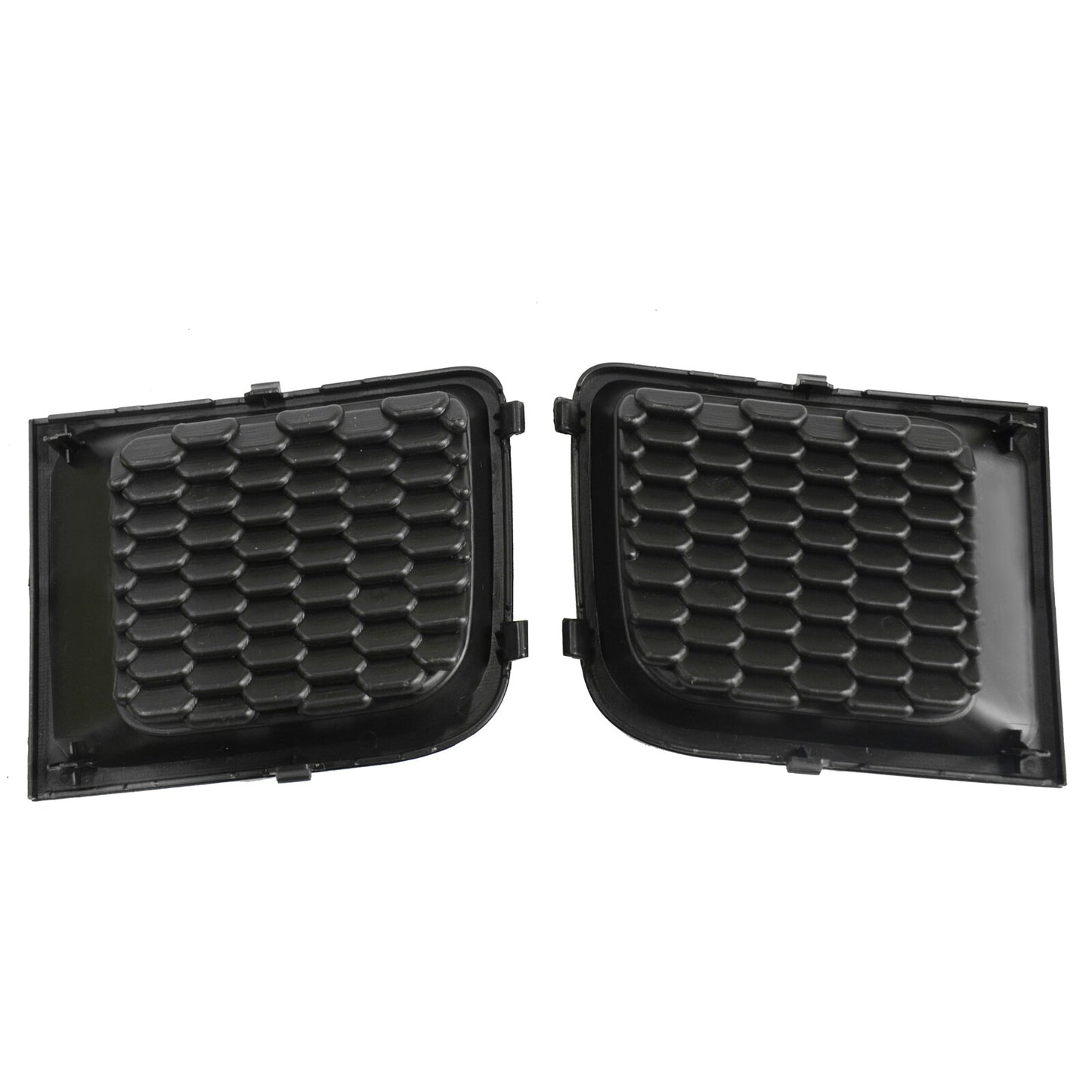 Pair Front Bumper Lower Grille Grill Covers Bezels 2015-2018 for Jeep Renegade