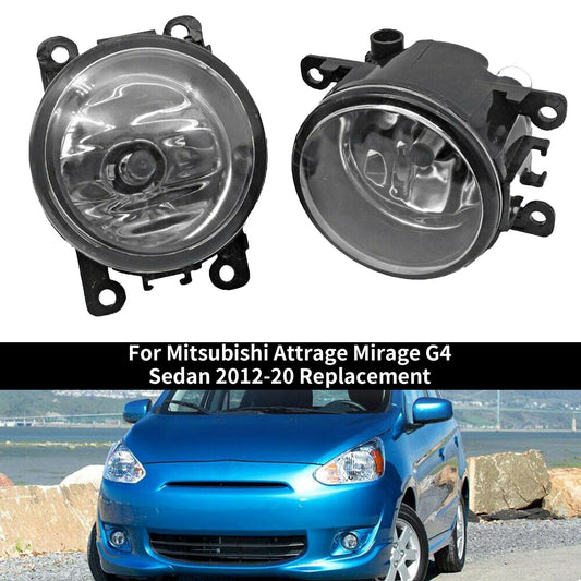 For 2012-2020 for Mitsubishi Attrage Mirage G4 Sedan 2PCS Fog Light Driving Lam