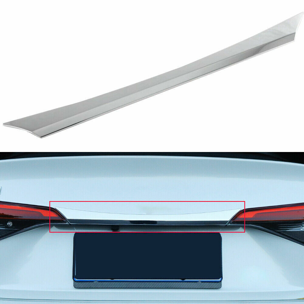 for Honda for Civic Sedan 2022-2023 Chrome ABS Rear Trunk Tailgate Middle Cover Trim