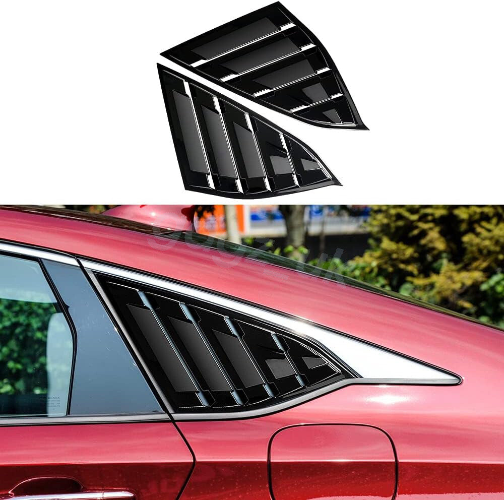 Rear Side Window Louver Side Window Louver Vent Shade Trim Cover for Honda 18-22