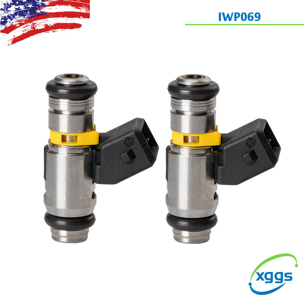 Two IWP-069 fuel injectors for Ducati Mot 749 (2002-2006, 996, 2001-2002).