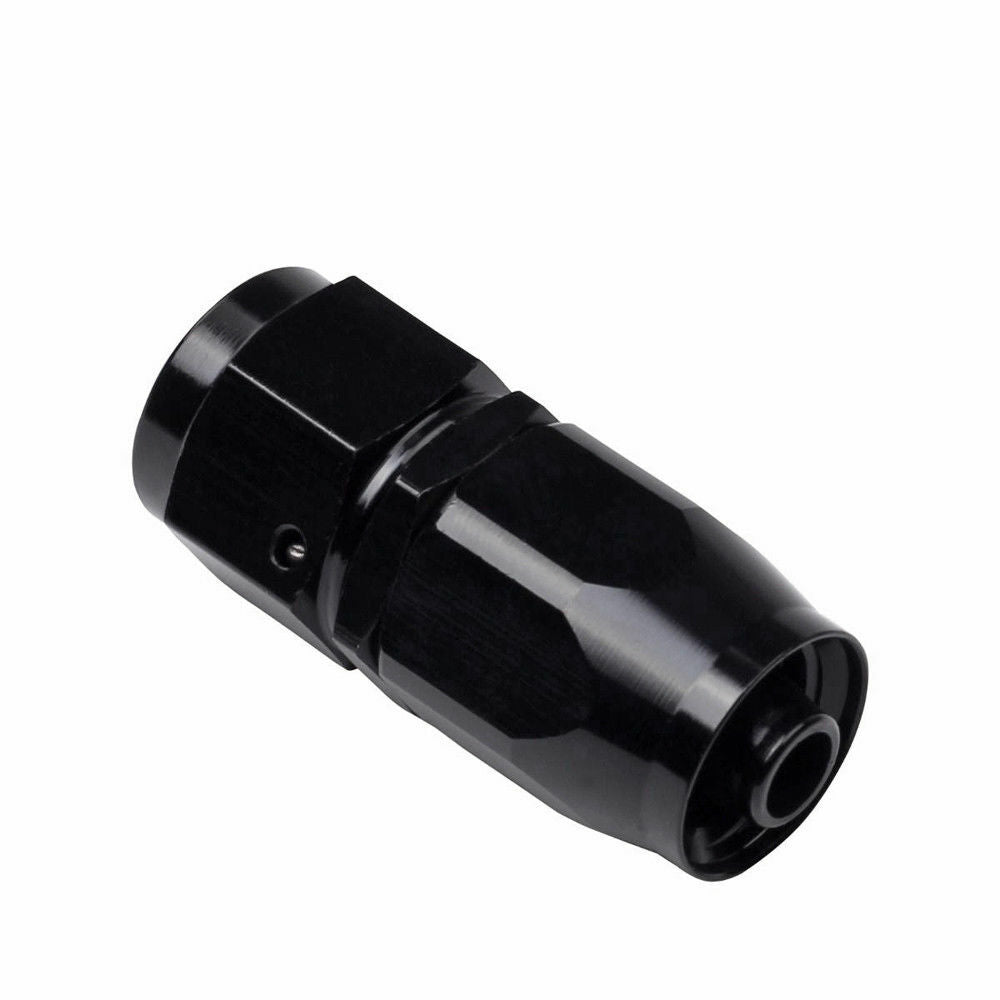 1x AN8 0Degree Straight Fuel Oil Air Gas Line Hose End Fitting Adaptor Connector