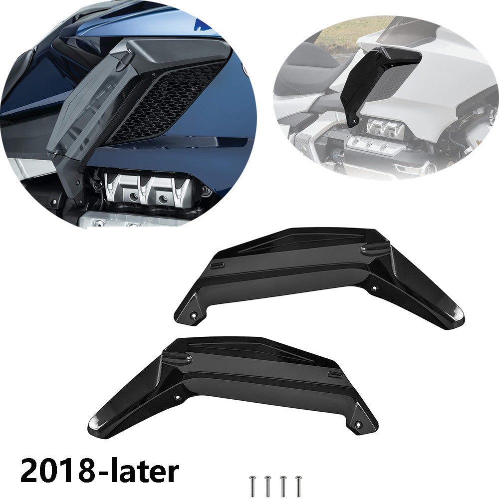 Black Adjustable Side Fairing Cover Air Deflectors for Honda Gold Wing 2018-2021