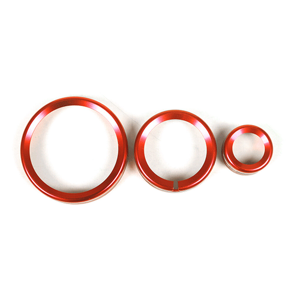 Central Control Multimedia Knob Ring Red for Alfa Romeo Giulia for Stelvio 2017-2019