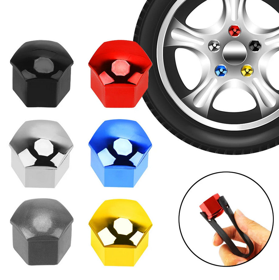 Car wheel nut cover, hub bolt protection cover, bolt rust prevention black, suitable for BMW .