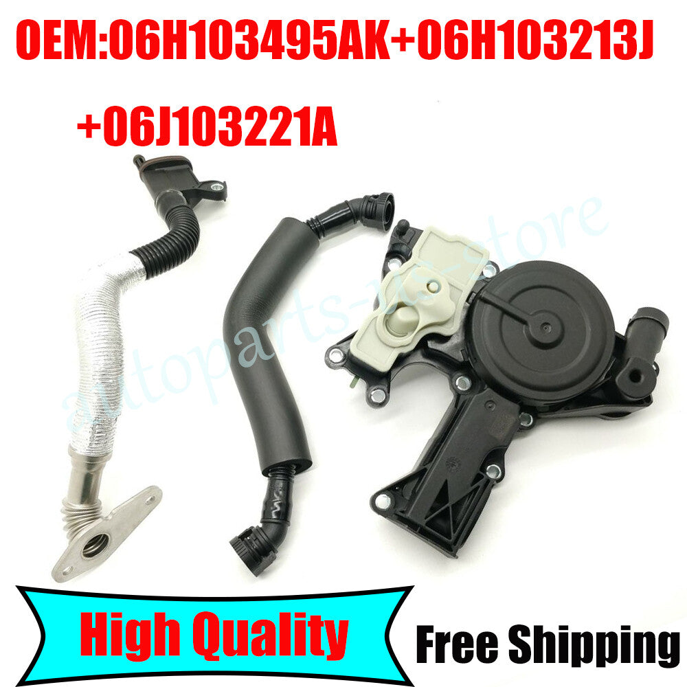 Set PCV Valve With Breather Hose for Audi A4 Allroad A5 B8 A6 C7 Q3 Q5 2.0T TSI