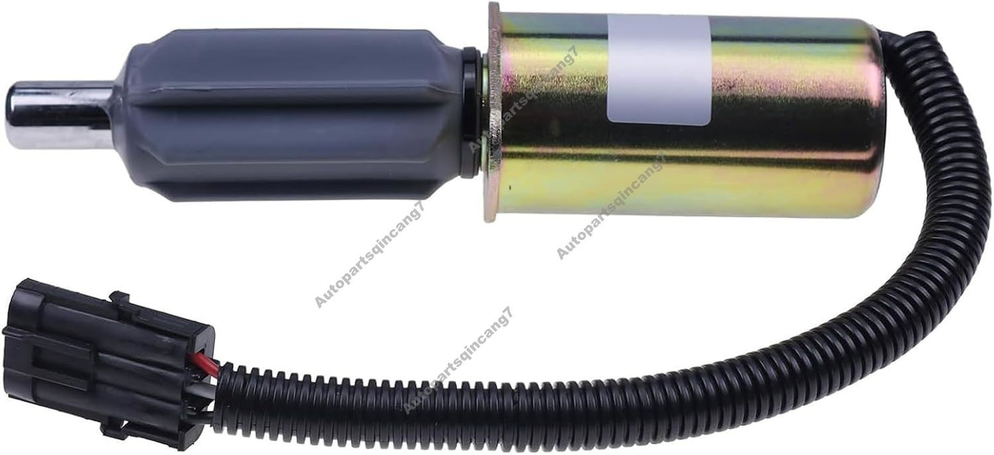 12V Fuel Shutoff Solenoid J921978 for CASE Tractor 7110 7120 7130 7140 7150