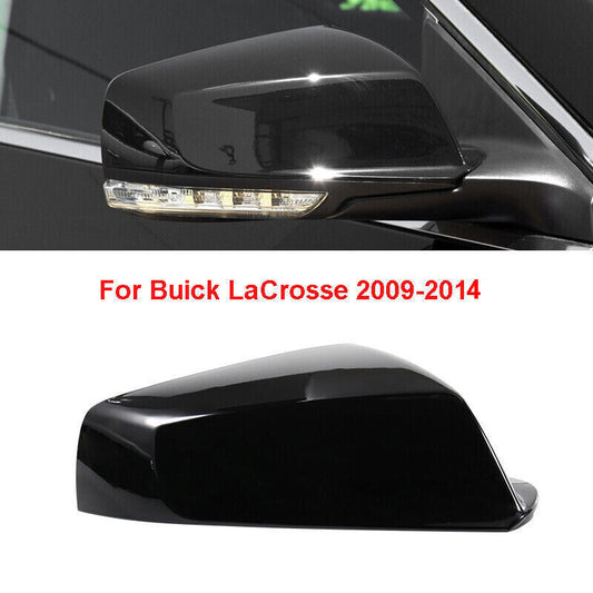 Black Right Side Rearview Mirror Shell Cover Cap for Buick LaCrosse 2009-2014