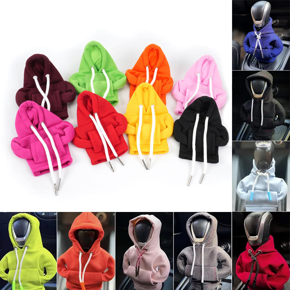 Car Gear Shift Cover for Mini Hoodie Gear Shift Cover for Car Shifter Interior Trim
