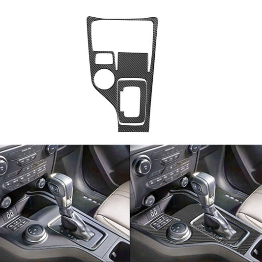 2Pcs Carbon Fiber Automatic Shift Frame Cover Trim for Ford Ranger 2019-2022