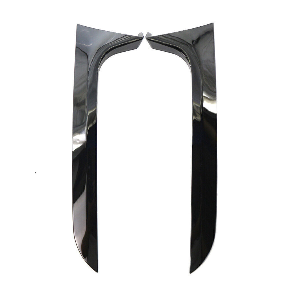 Rear Window Side Spoiler Canard Splitter Trim Black Fit A6 C7 TDI 2012-2018 2pcs