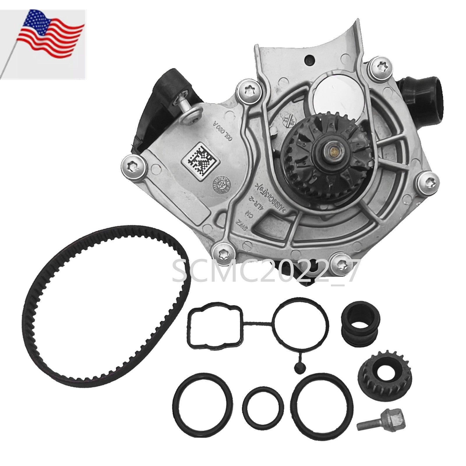 Mechanical Water Pump Thermostat Kit 06K121111H for VW for Jetta for Passat Tiguan2.01.8