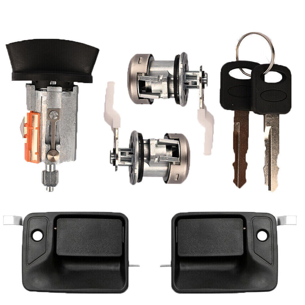 For 1997-2007 for Ford F150 F250 F350 F450 Ignition Door Lock Cylinder Kit w/ Keys