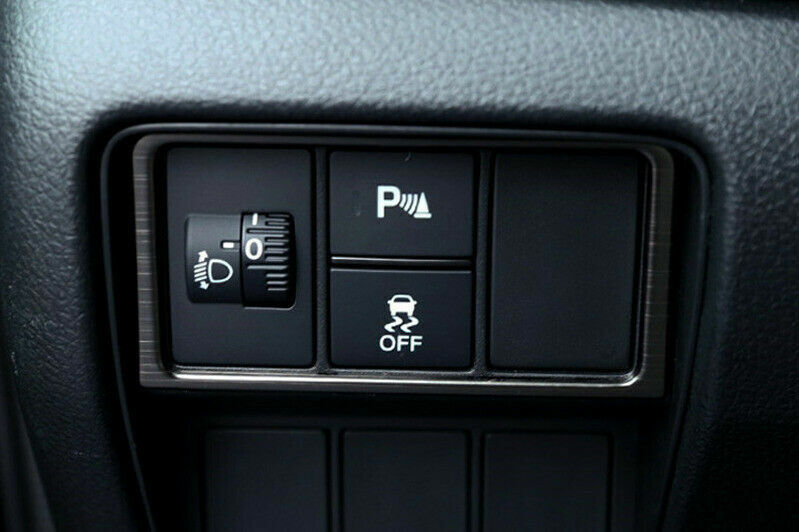 Headlight Button Frame Button Trim for Honda CRV CR-V 2017-2022 Black Titanium
