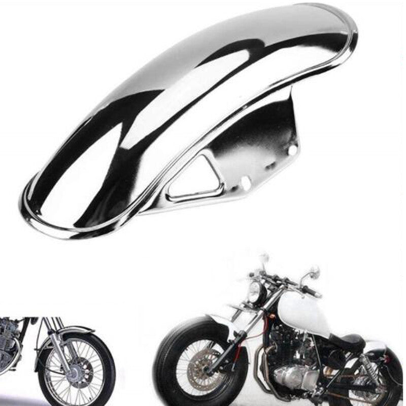 US Stock Modified Motor Front Wheel Cover Mudguard Splash Protector Mudguard Silver ¡Á 1