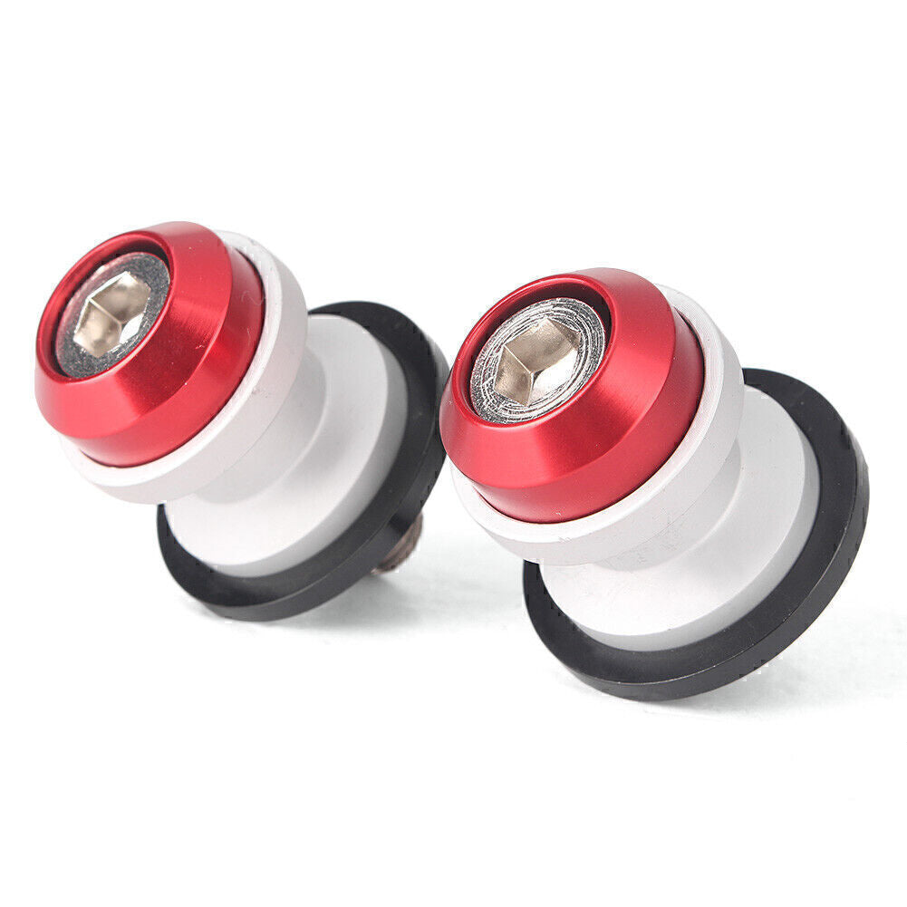 Red 10mm CNC Motorcycle Swingarm Sliders Spools for kawasaki Z750 Z750 Z1000ly