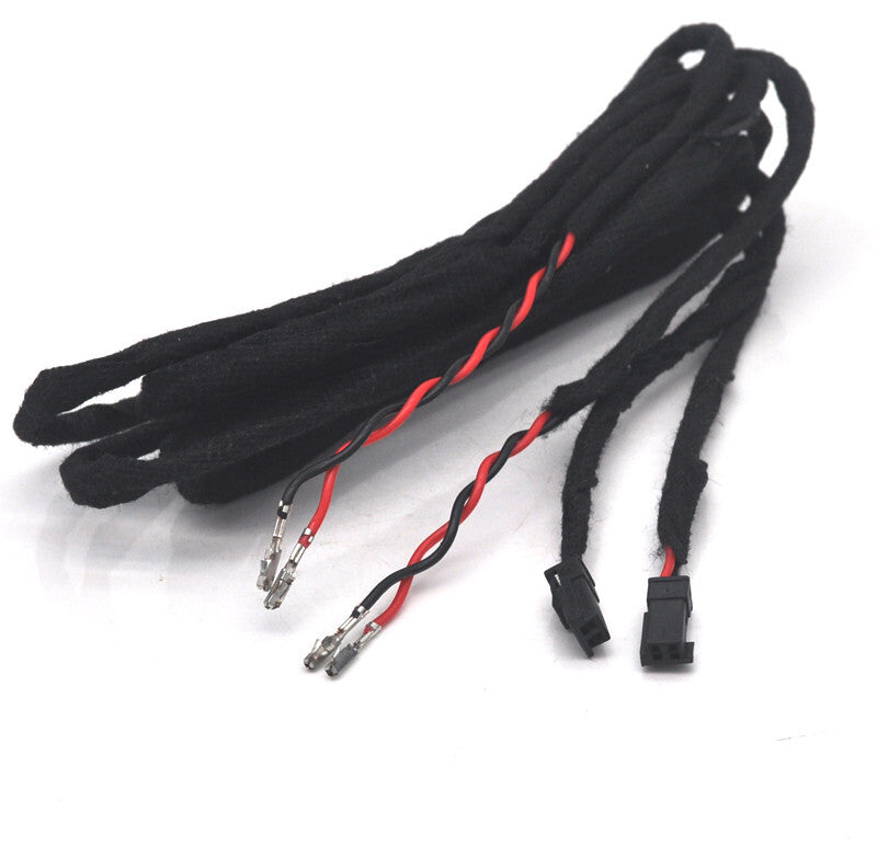 2x Retrofit Door light Cable step courtesy for Bmw E87 E90 E60 E63 E70 E91 E92