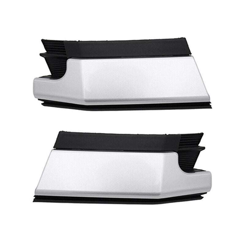 LH RH Front Grille Trailer Tow Cover Silver for Toyota Highlander 2017 2018-19
