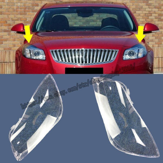 for Buick Regal 2009 2010 2011 2012 2013 Headlight Lens Headlamp Cover 2pcs